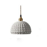 Vit Keramisk Lampkjol Modern Hänglampa