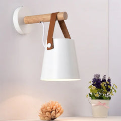 Vägglampa Vit Modern Enkel Design