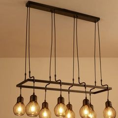 Rutnät Lampa Svart Matrum Taklampa