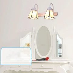 Tiffany Dubbelhuvud Vintage Vägglampor