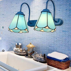 Tiffany Dubbelhuvud Vintage Vägglampor