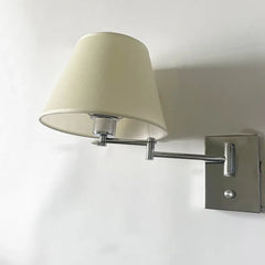 Vägglampa Svängbar Arm Vit Modern Enkel