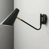 Svart Lång Arm Läsningsspotlight