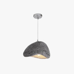 Oregelbunden Pebble Textur Lampskärm Modern Hängande Lampa