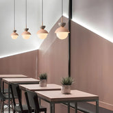 Liten Rund Glaskrona Modern Enkelt Hänglampa