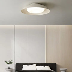 Taklampa för sovrum Vit Rund Design