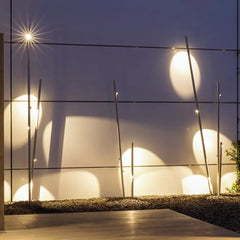 Glas Tunn Rör LED Utomhus Markbelysning