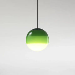 Färgglad Sfärisk Glasskärm Modern Hänglampa