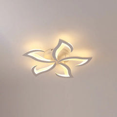 Blombladformad Design Modern Vit Vardagsrum Plafondlampa