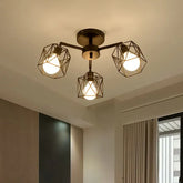 Svart Industriell Enkel Taklampa