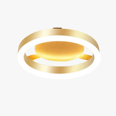 Gyllene Cirkulär LED Hall Taklampa