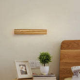 Trä Rektangulär Enkel Justerbar Sovrumsläslampa Design