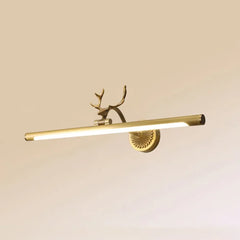 Vintage Renhorn Linjär Spegelbelysning För Badrum