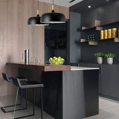 Matt Minimalistisk Rund Modern Hänglampa