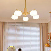 Fransk Ljuskrona Trä Cloud Modern