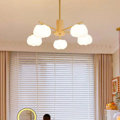 Fransk Ljuskrona Trä Cloud Modern