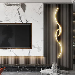 Vågig LED Vägglampa För Sovrum