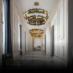 Dubbel Vertikal Rand Industriell LED Taklampa