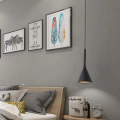 Konformad Svart Sovrum Modern Taklampa