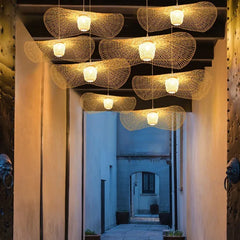 Rutnande Vintage Lantlig Stil Taklampa Design