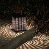 Perforerad Lantern Handtag Utomhus Golvlampor