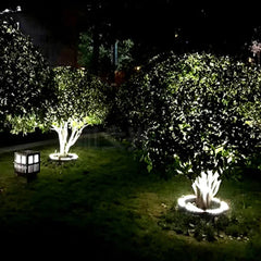 Ringformad Mark Dekorativ Spetts Strålkastare Utomhusbelysning