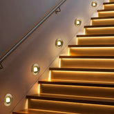 Rund Infälld Stegmarkör LED Utomhuslampa