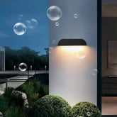 Halvelliptiska Sten Utomhus Vägglampor