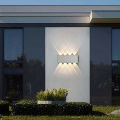 Vit Minimalistisk Modern LED Upp- Och Nedljus