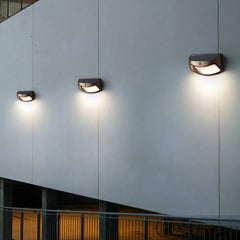 Koppar Exteriör Vägglampor med Solsensor