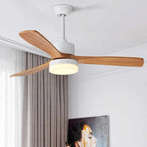 Massivträ Trebladig Modern Fläktlampa