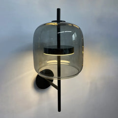 Mässing Glas Vägglampor Inomhus Modern