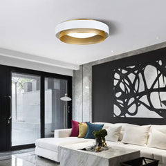 Tvåfärgad Rund Akryl Taklampa För Sovrum