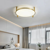 Rund Glasram Taklampa För Sovrum