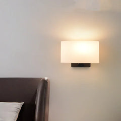 Vägglampa Trådlös Vit Modern Sänggavel Sovrum