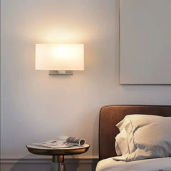 Vägglampa Trådlös Vit Modern Sänggavel Sovrum