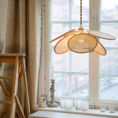 Rotting Skiva Petalformad Hänglampa