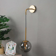 Hängande Glasglob Modern Vägglampa