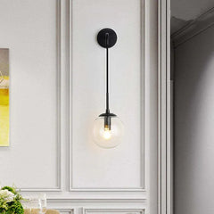 Hängande Glasglob Modern Vägglampa
