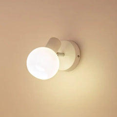 Vit Rund Lampskärm Modern Glas Spotlight