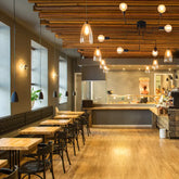 Taklampa Mattrum Svart Industriell Retro Inredning