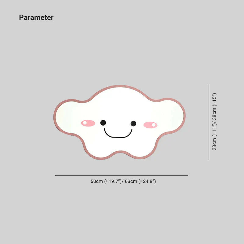 Söta Moln Sovrum LED Infällda Taklampor