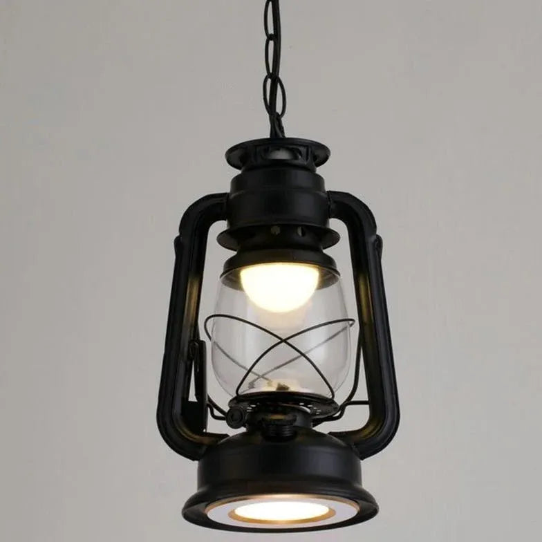 Lanternformad Vintage Industriell Taklampa 