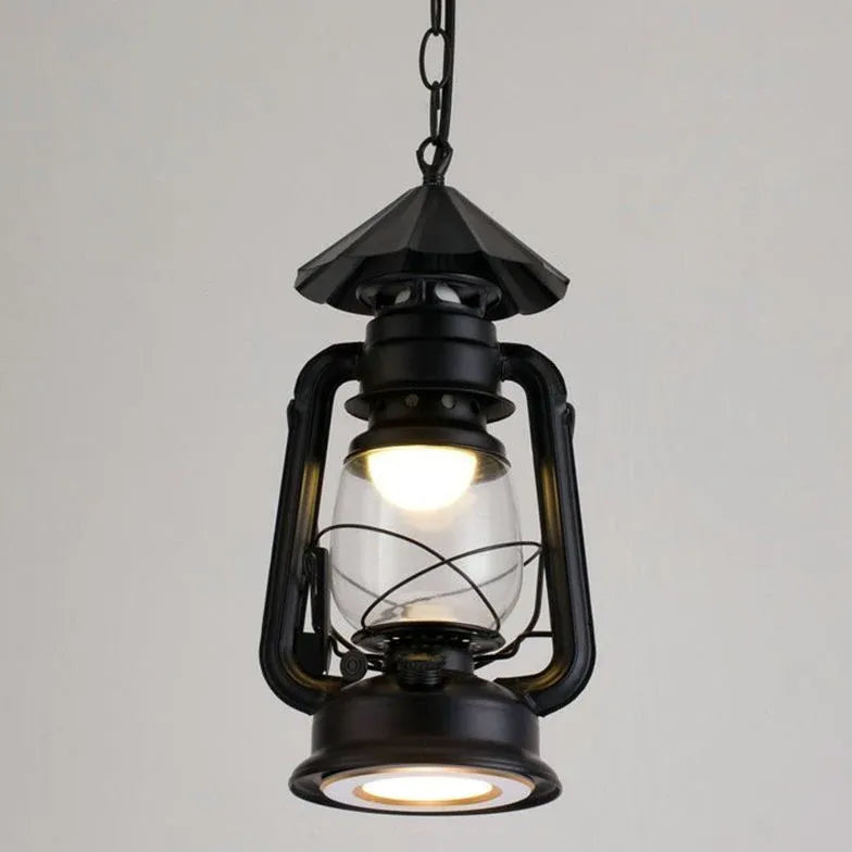 Lanternformad Vintage Industriell Taklampa 