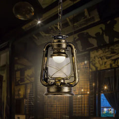 Lanternformad Vintage Industriell Taklampa 