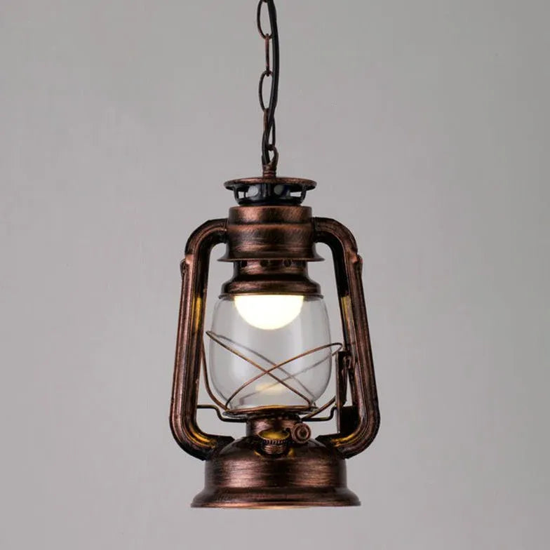 Lanternformad Vintage Industriell Taklampa 