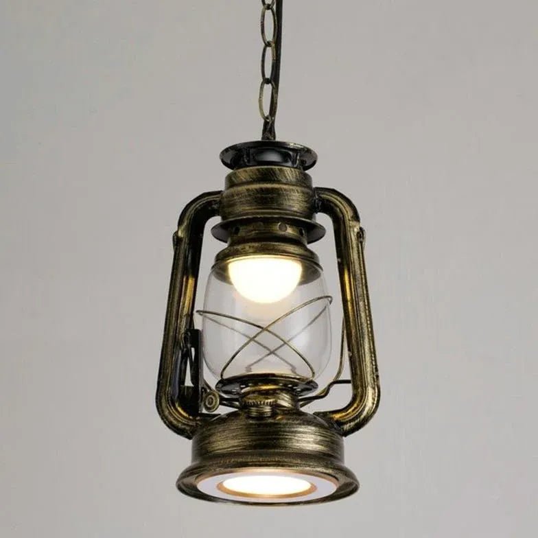 Lanternformad Vintage Industriell Taklampa 
