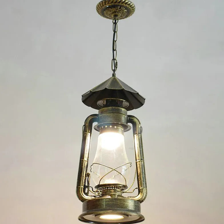 Lanternformad Vintage Industriell Taklampa 