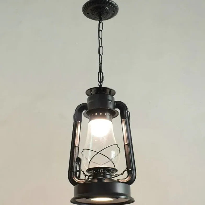 Lanternformad Vintage Industriell Taklampa 