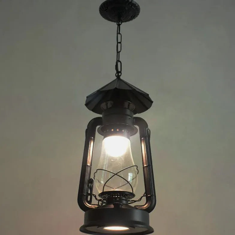 Lanternformad Vintage Industriell Taklampa 